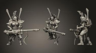 Military figurines Dragon2 3d model